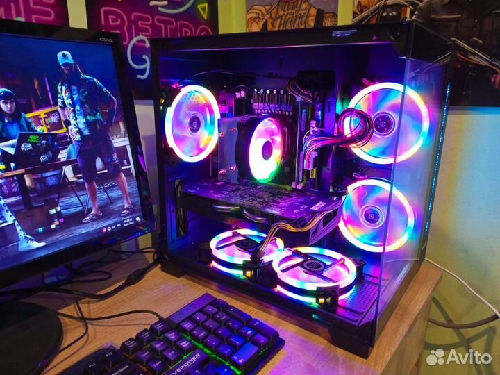 Игровой компьютер/intel8ядер/16gb/4gb игровая