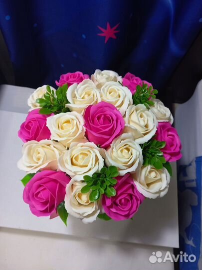 Букет цветов из мыла