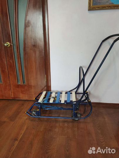 Детские санки с колесами