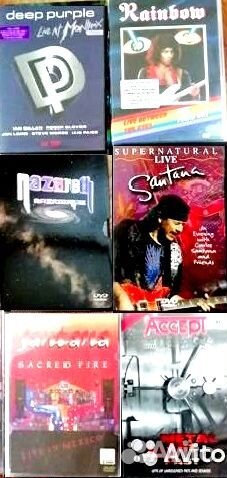 Nazareth Deep Purple Santana (2шт) Rainbow Accept