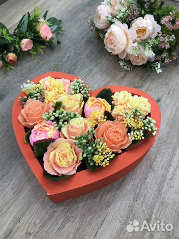 Цветы в пенобоксе