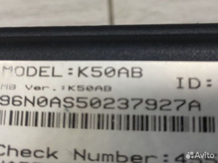 Ноутбук Asus k50ab по запчастям