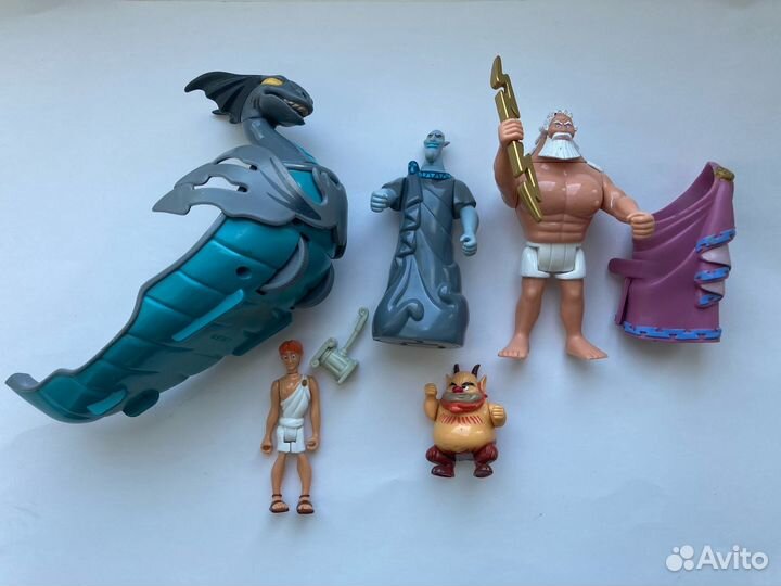 Фигурки Disney редкие Геркулес Питер Пэн Робин Гуд