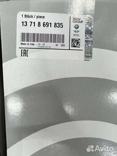 Воздушный фильтр BMW 13718691835