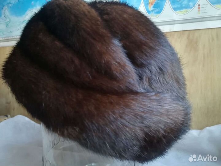 Шапка норковая женская новая