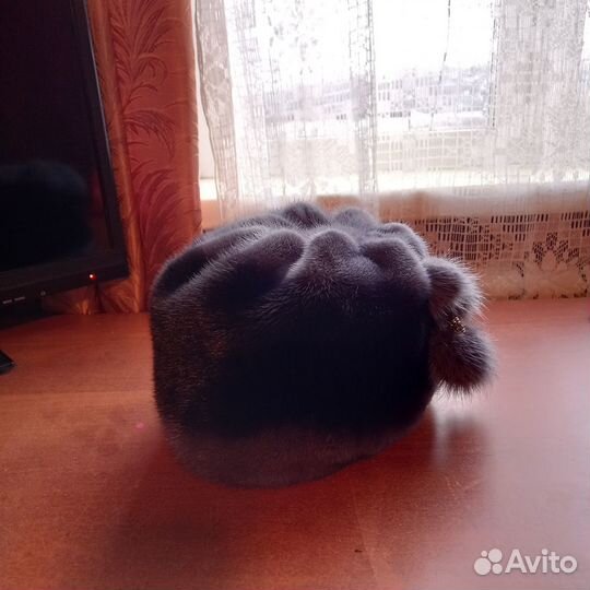 Шапка норковая женская бу