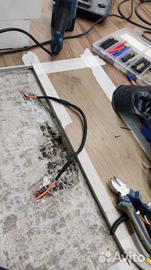 Ремонт диагностика электрических теплых поов