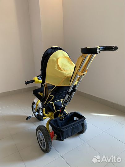 Детский велосипед с родительской ручкой