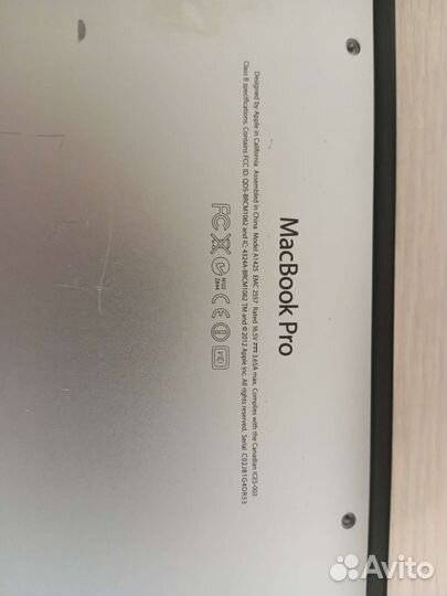 Apple MacBook Pro a1425
