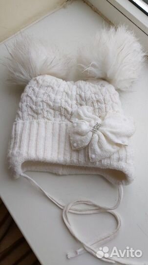 Зимняя шапочка для девочки
