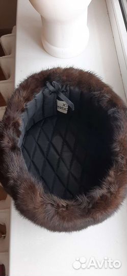 Мужская шапка норковая 60