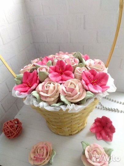 Букет из зефира