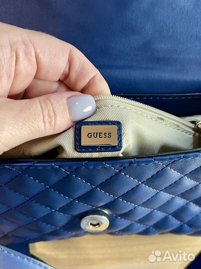 Сумка Guess кросс-боди синяя