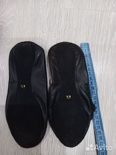 Балетки для танцев новые, кожа