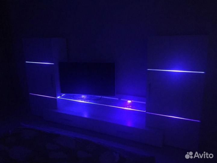 Гостиная Домино черный глянец