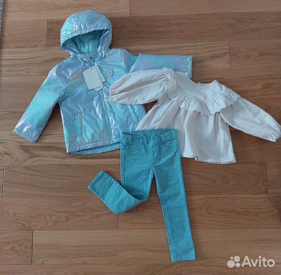 Куртка на весну новая 92 джинсы кофта блузка