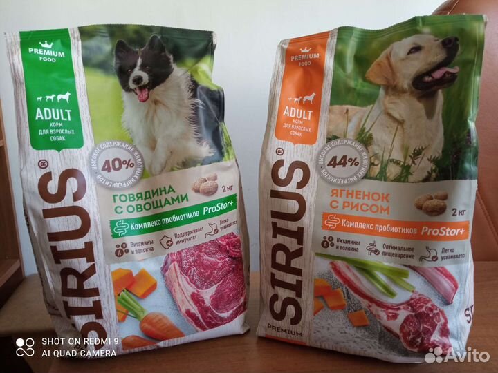 Сухой корм для собак