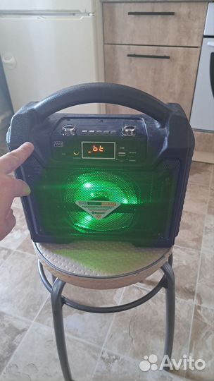 Портативная акустика караоке, радио, блютуз