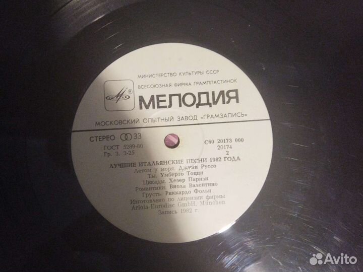 Italo hits лучшие итальянские песни 1982