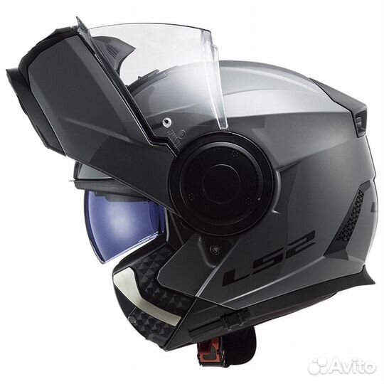 LS2 FF902 Scope Solid Modular Helmet Nardo Grey