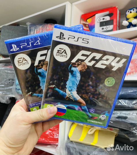 Ea fc 24 ps5/ps4 диск русская озвучка