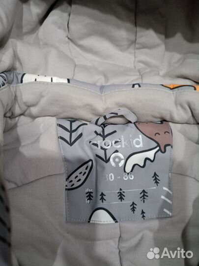 Комбинезон демисезонный crockid 80 86 для девочки