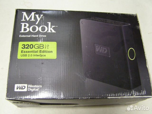 Внешний USB HDD Western Digital My Book 320 новый
