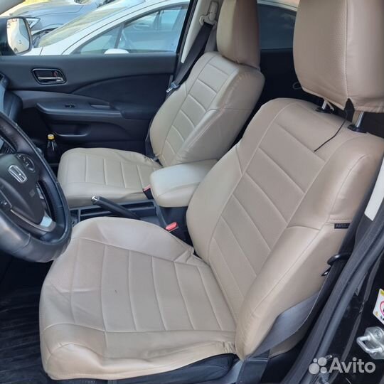 Автомобильные чехлы из экокожи honda crv-4