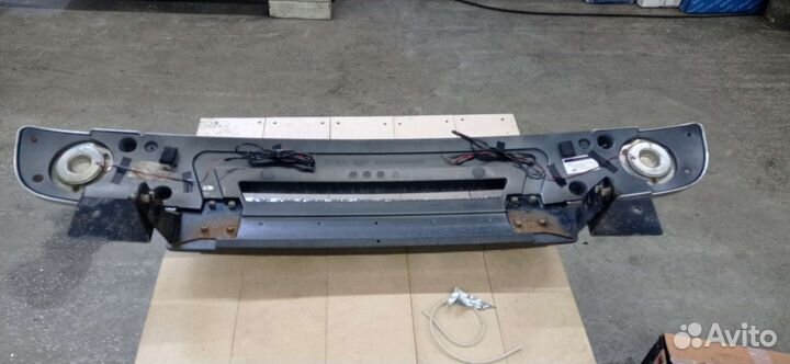 Накладка на задний бампер Хендай Туксон 1