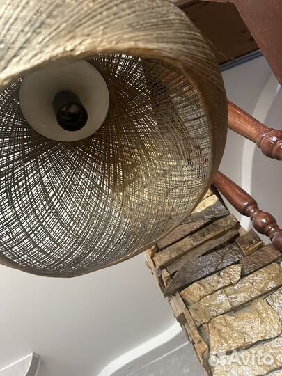 Светильник подвесной плетеный