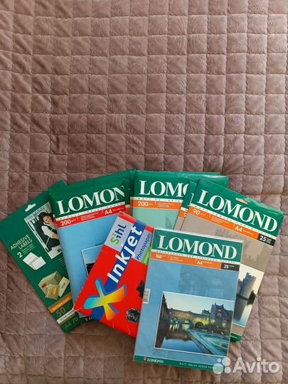 Lomond a4 одним лотом 16 пачек фотобумага