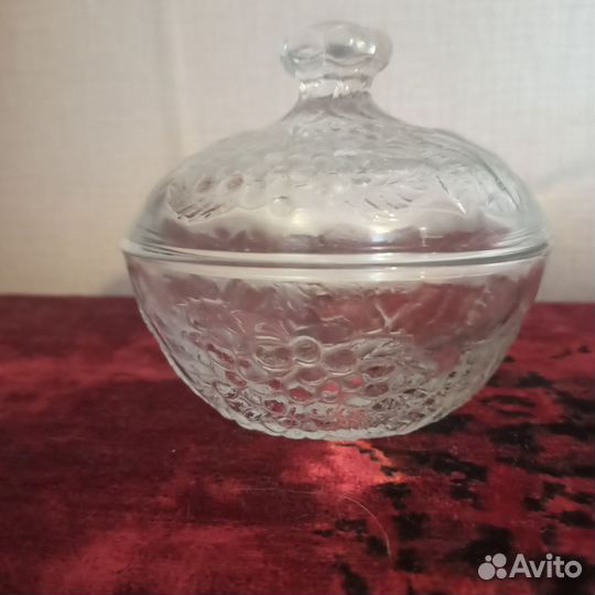 Хрустальная конфетница СССР