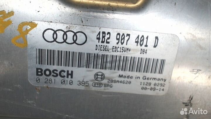 Блок управления двигателем Audi A6 (C5), 2000