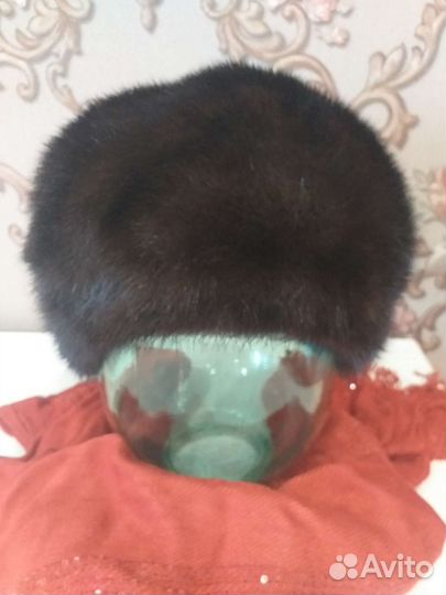 Шапка норковая женская