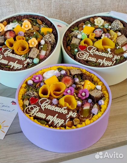 Съедобные подарки учителю