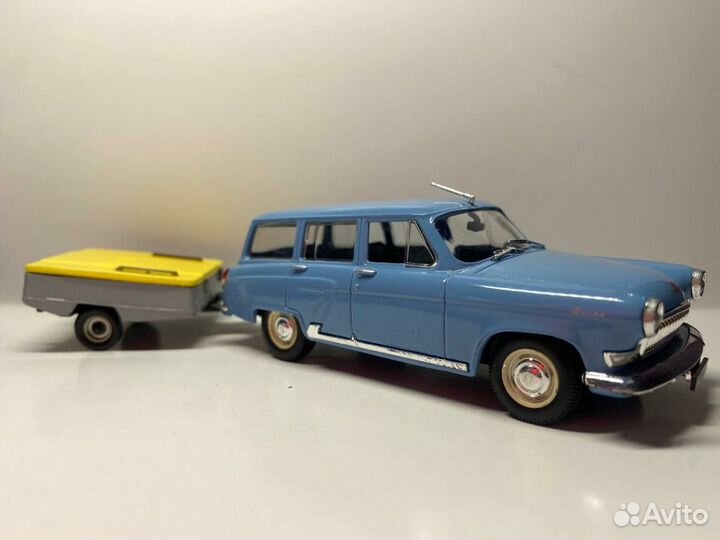 Модель Газ-22 Универсал с прицепом