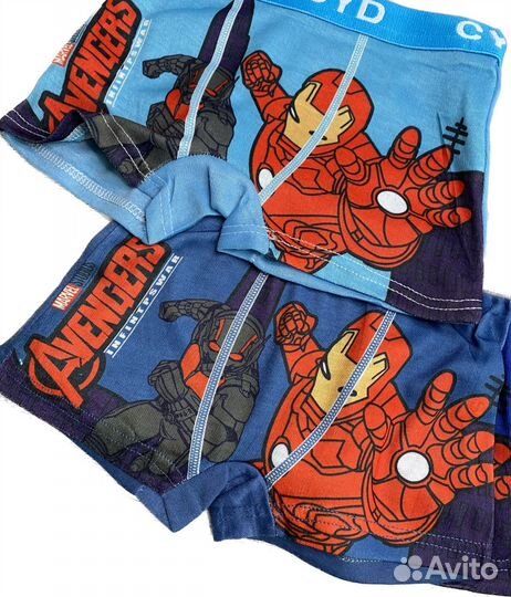 Набор трусов - боксеров для мальчика новые 98-104