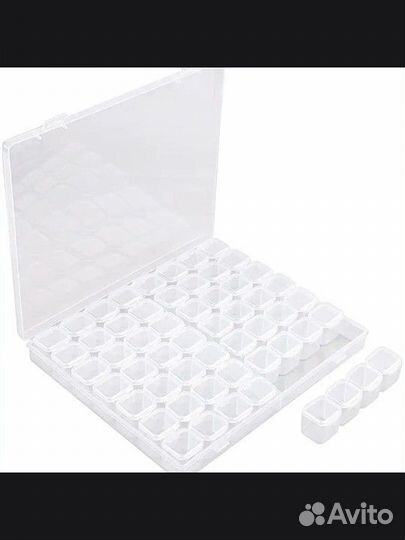 Пластиковый контейнер для хранения двойной