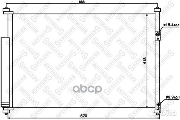 10-45176-SX SZ5108 9531064J00 радиатор конд