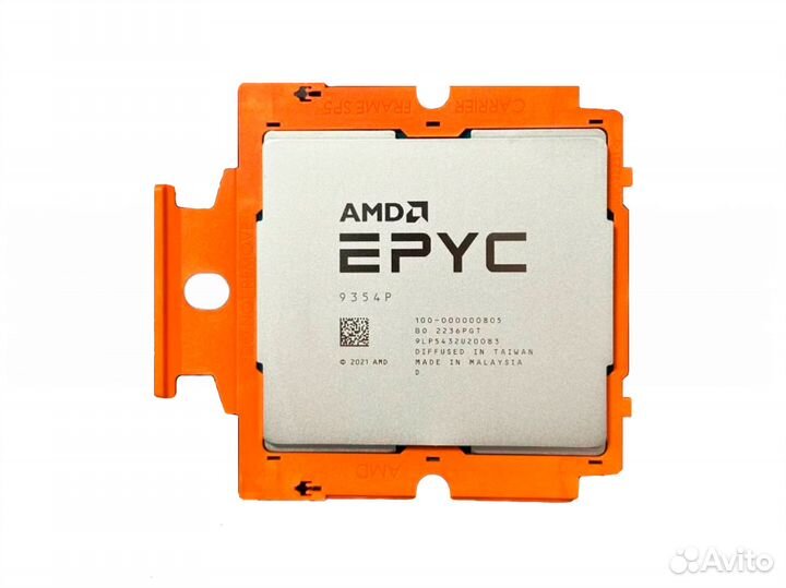 Процессор AMD epyc 9354P 32 core 3,25-3,8GHz