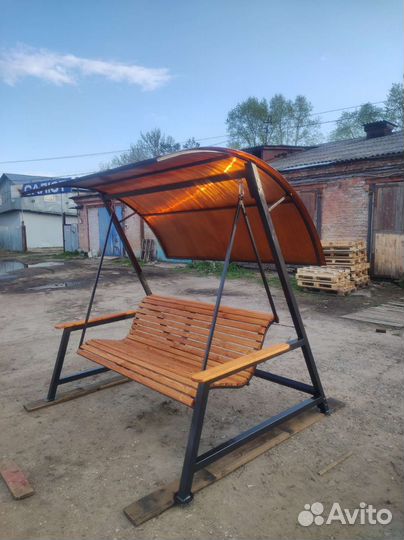 Качеля садовая лофт