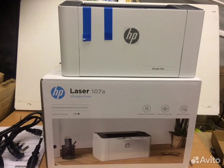 Принтер лазерный hp Laser 107a (новый)