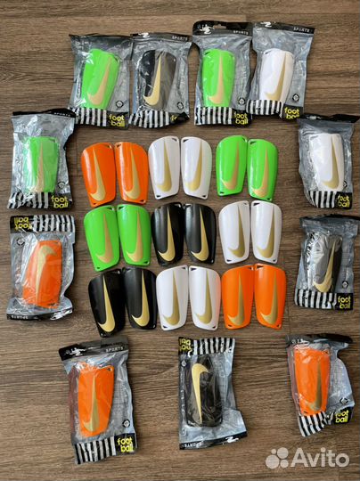 Щитки футбольные детские nike облегченные