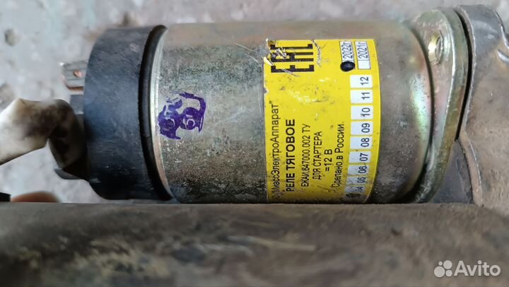 Стартер на priora 3 болта