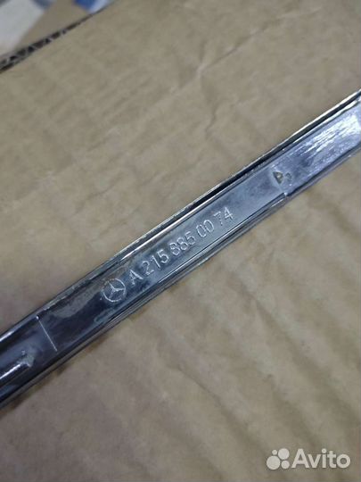 Хром заднего бампера w215 CL оригинал