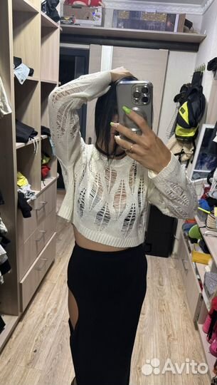 Кофта сетка женская