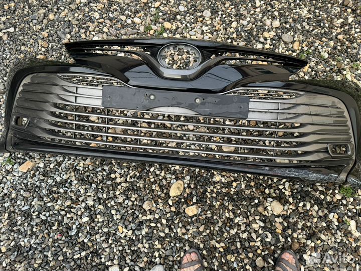 Бампер camry 70 оригинал