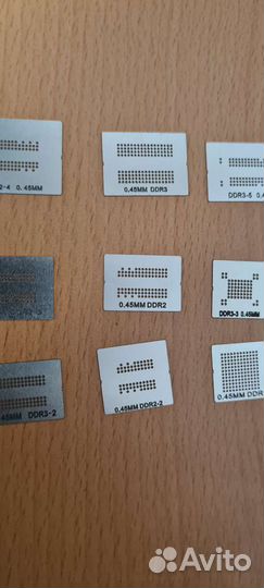 Новый Набор трафаретов 12 штук для реболла памяти