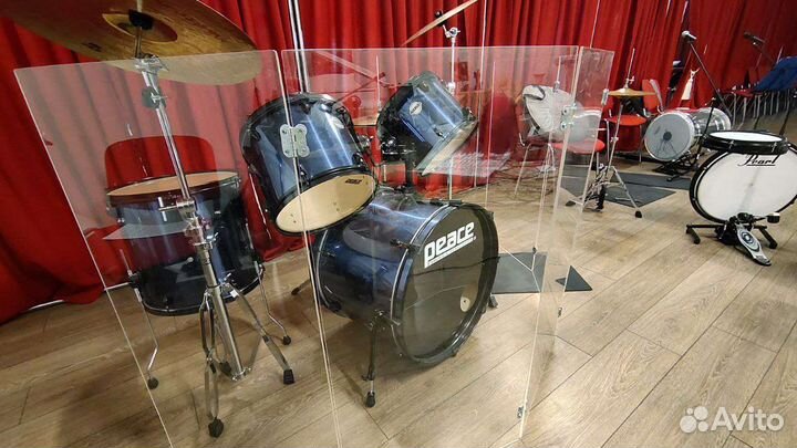 Экран звукоизоляционный (Drum shield). Оргстекло