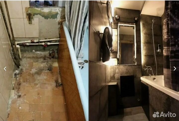 Рeмонт ваннoй и туaлета под ключ